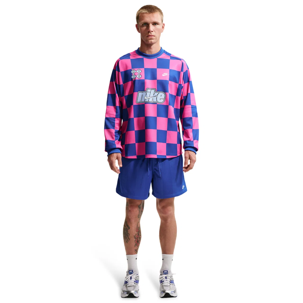 Мужская джерси Nike Club Goalie Top Away, цвет Game Royal/Hydrogen Blue/Pinksicle — фото 3