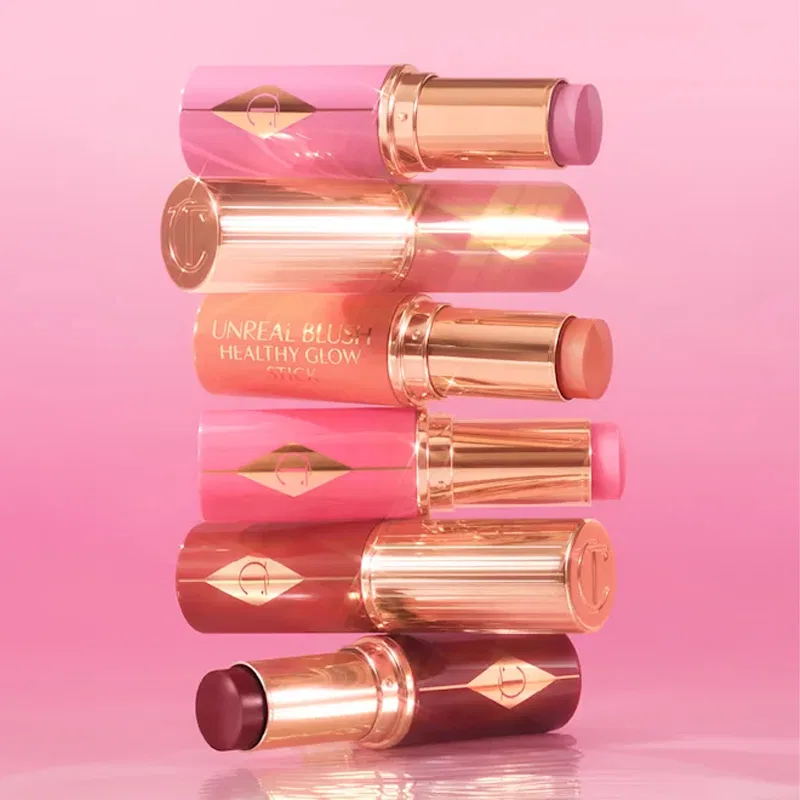 Женские румяна-стик с перламутровым сиянием Peachy Glow Charlotte Tilbury, Soft Pink Peach — фото 4