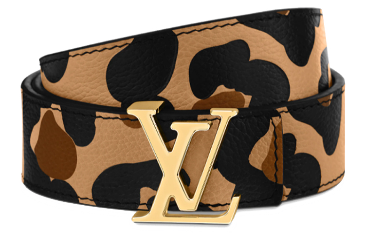 LOUIS VUITTON Ремень Lv Iconic 30MM реверсивный, Black — фото 4
