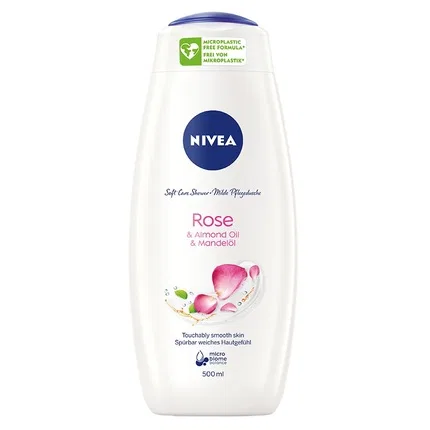 Гель для душа с маслом розы и миндаля Nivea, 500 мл