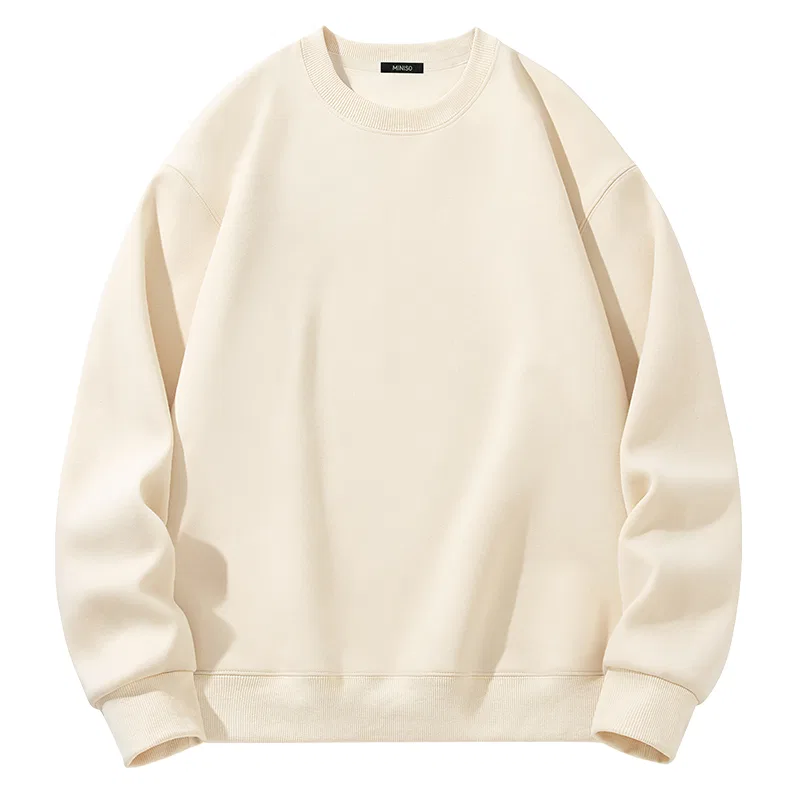 Детский свитшот без гендера MINISO, Light Beige