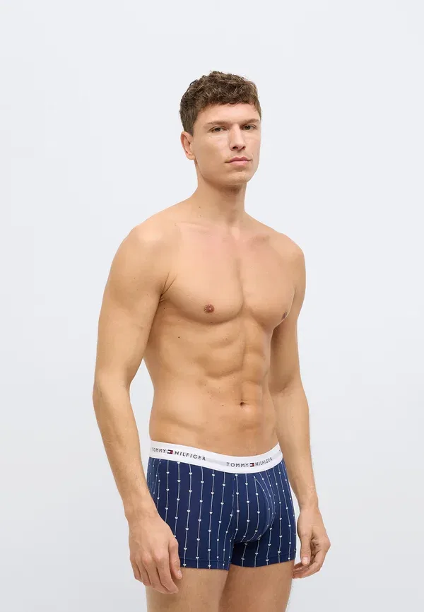 Трусы комплект 3 шт с принтом Signature Trunk Print 3 Pack, Tommy Hilfiger, Blue/Red, красный/синий — фото 4