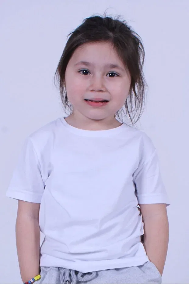 Детская футболка для девочек хлопковая Panio Kids, White — фото 4