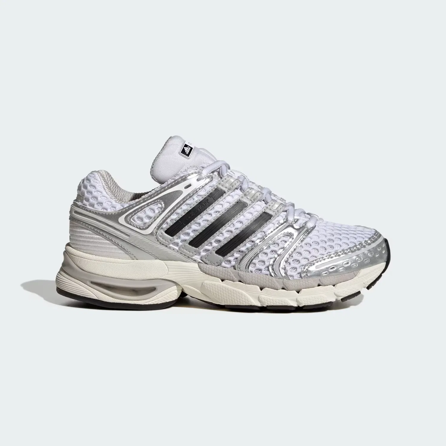 Детские кроссовки с сетчатым верхом Adistar Control 5 Adidas Originals, белый/серебристый металлик/серый