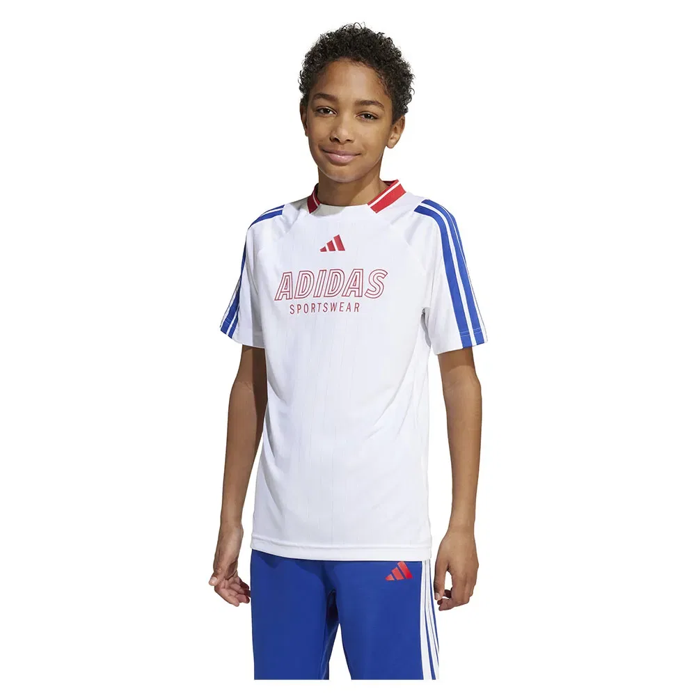 Детская футболка с коротким рукавом House Of Tiro Adidas, White