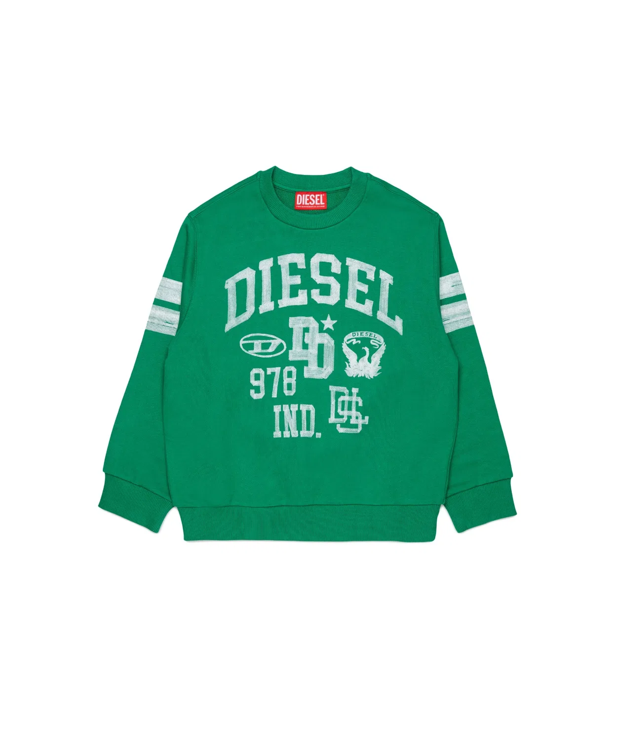 Детский пуловер с длинным рукавомSBAND OVER DIESEL, Green