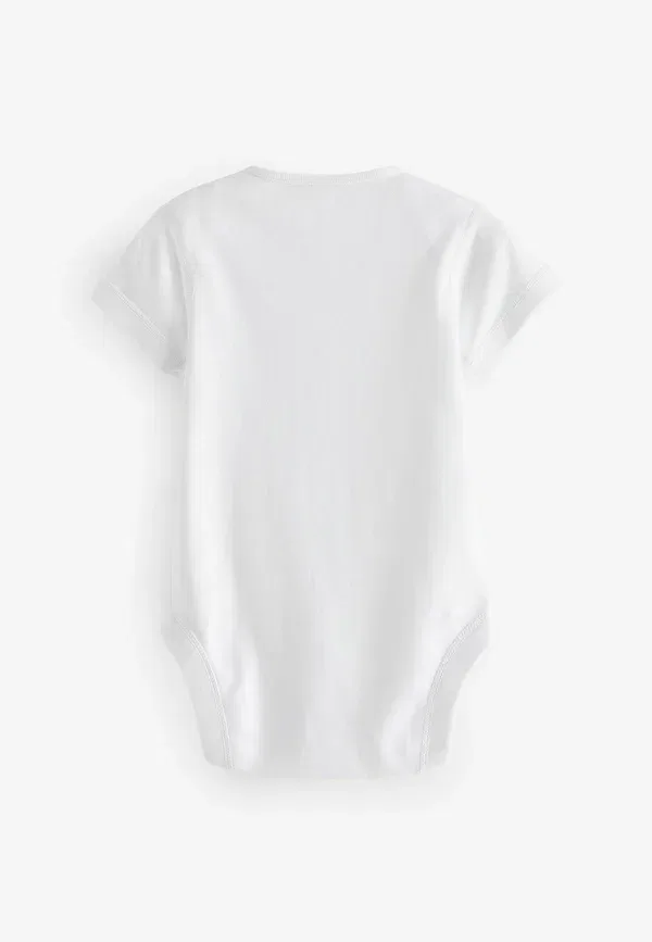 Комплект боди из хлопка и лиоцелла 3 шт Next White, белый — фото 3