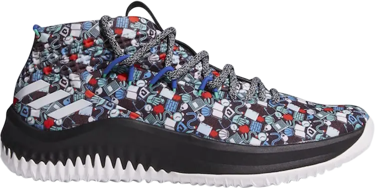 

Кроссовки Adidas Dame 4 'Camp', многоцветный, Серый, Кроссовки Adidas Dame 4 'Camp', многоцветный