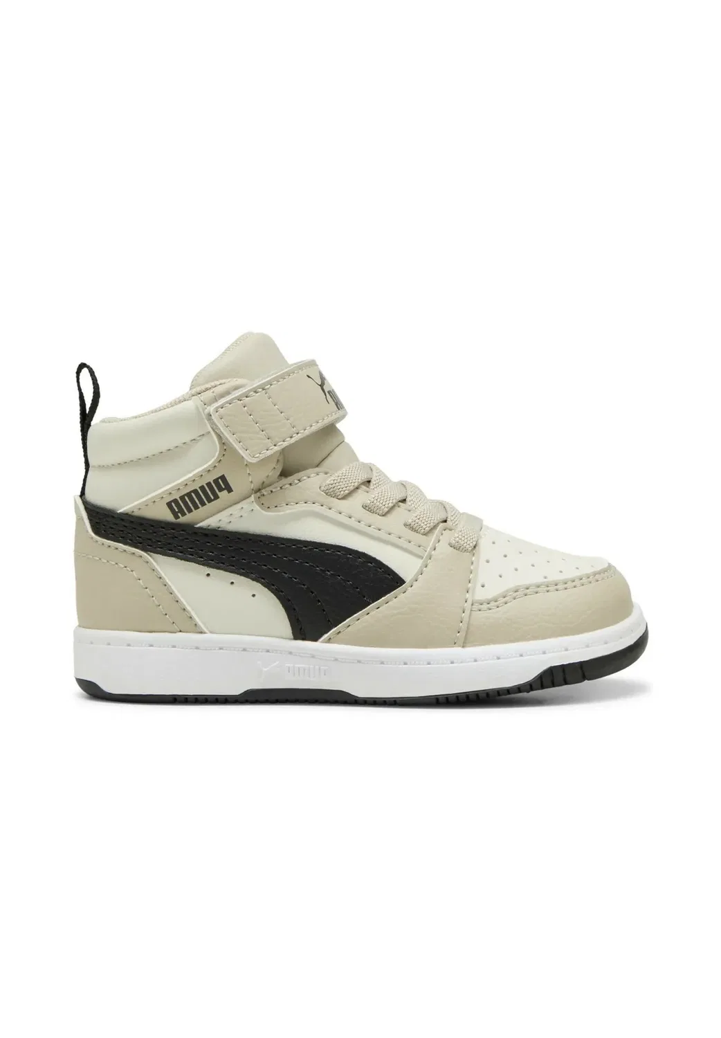 Rebound v6 mid ac+ inf - детские кроссовки Puma, Beige