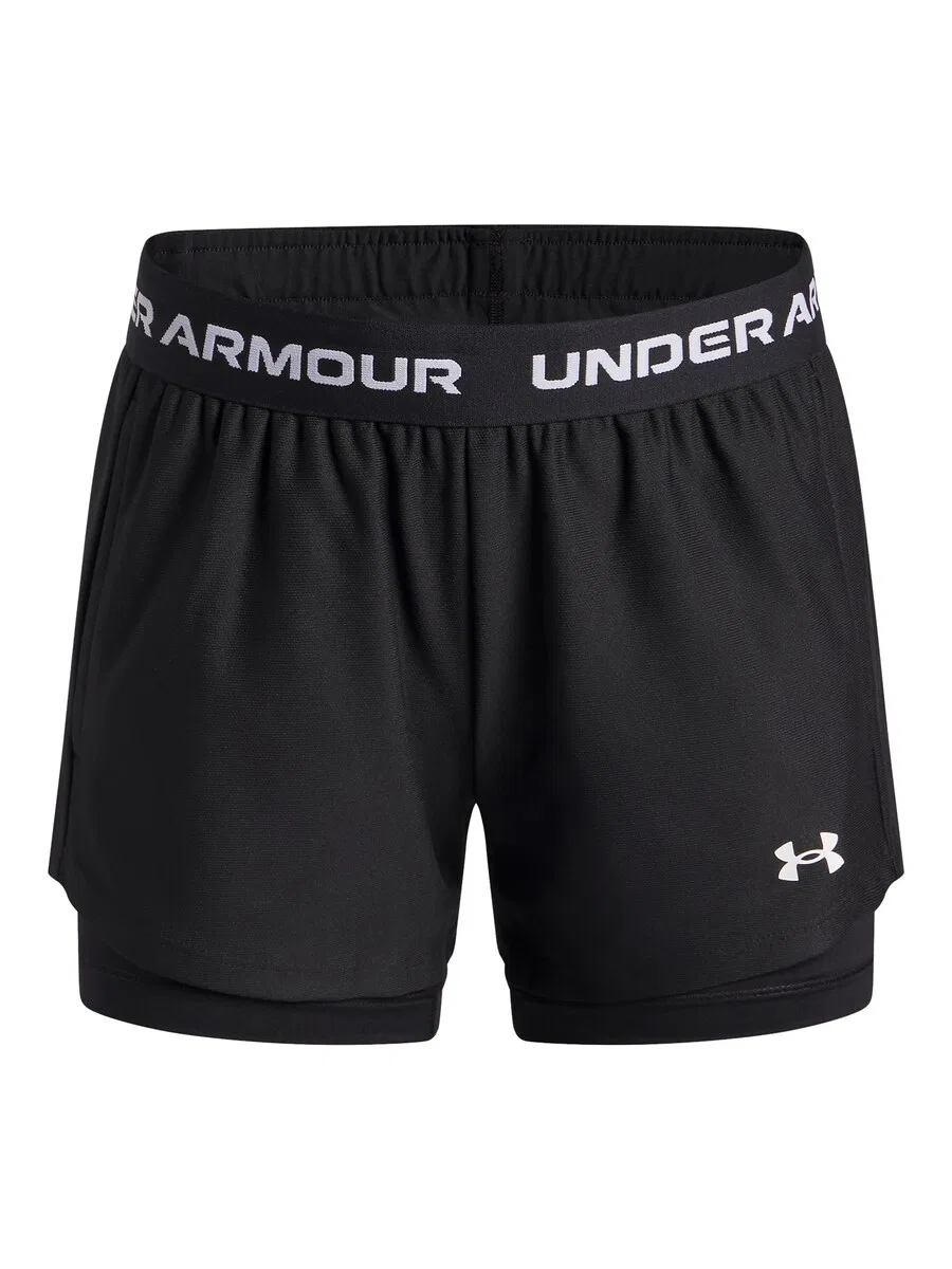 Спортивные брюки UNDER ARMOUR Regular Workout Pants 'Play Up' черного цвета