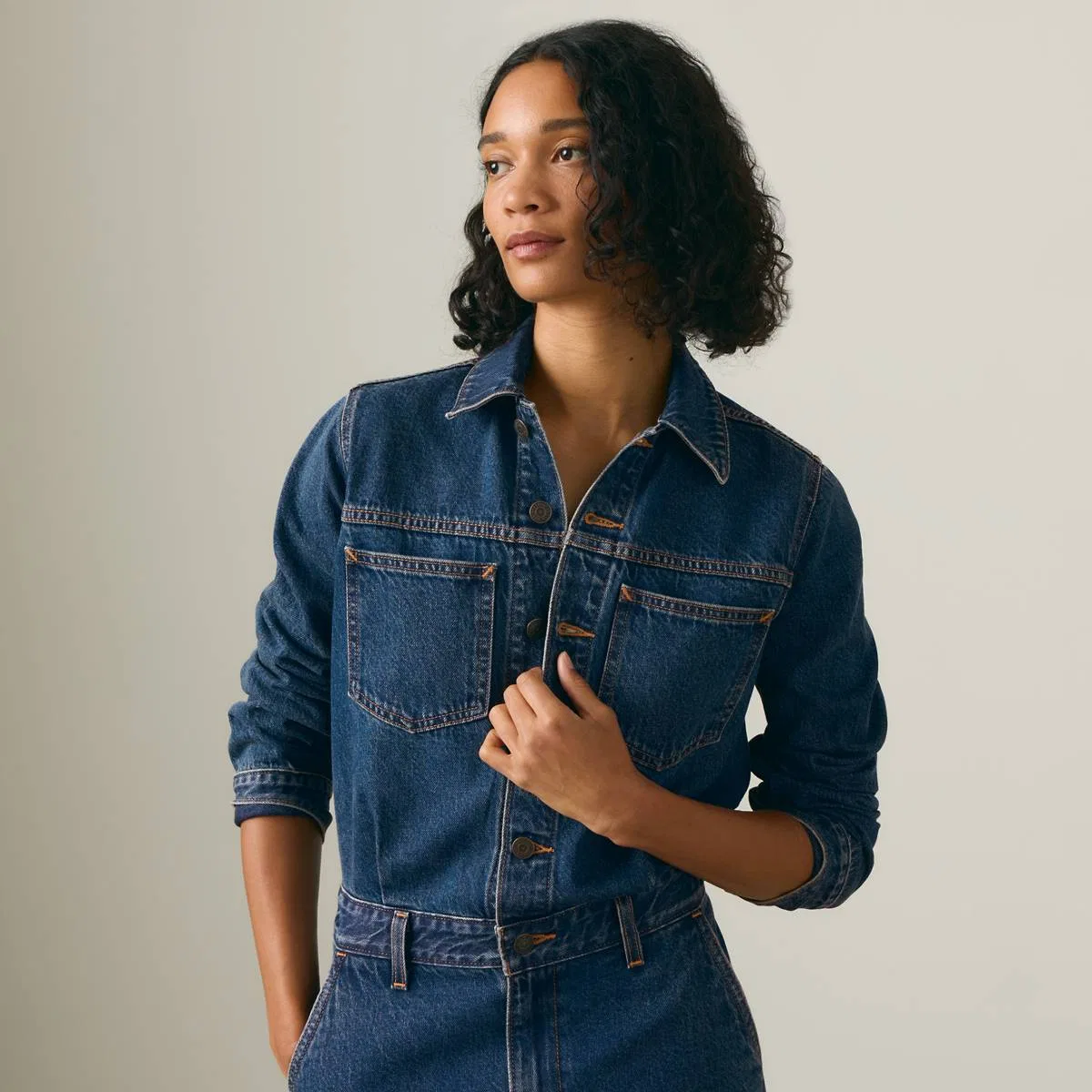 Классический комбинезон Levi's, Stellar Strauss - Medium Wash — фото 2