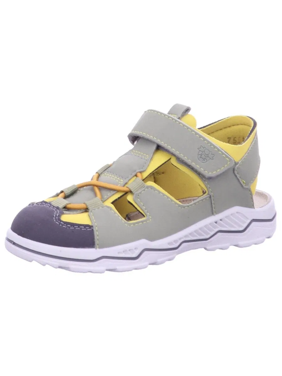 Сандалии RICOSTA 'Sandale Jungen 50 2900302 530 Nubukleder in grun' зеленого цвета