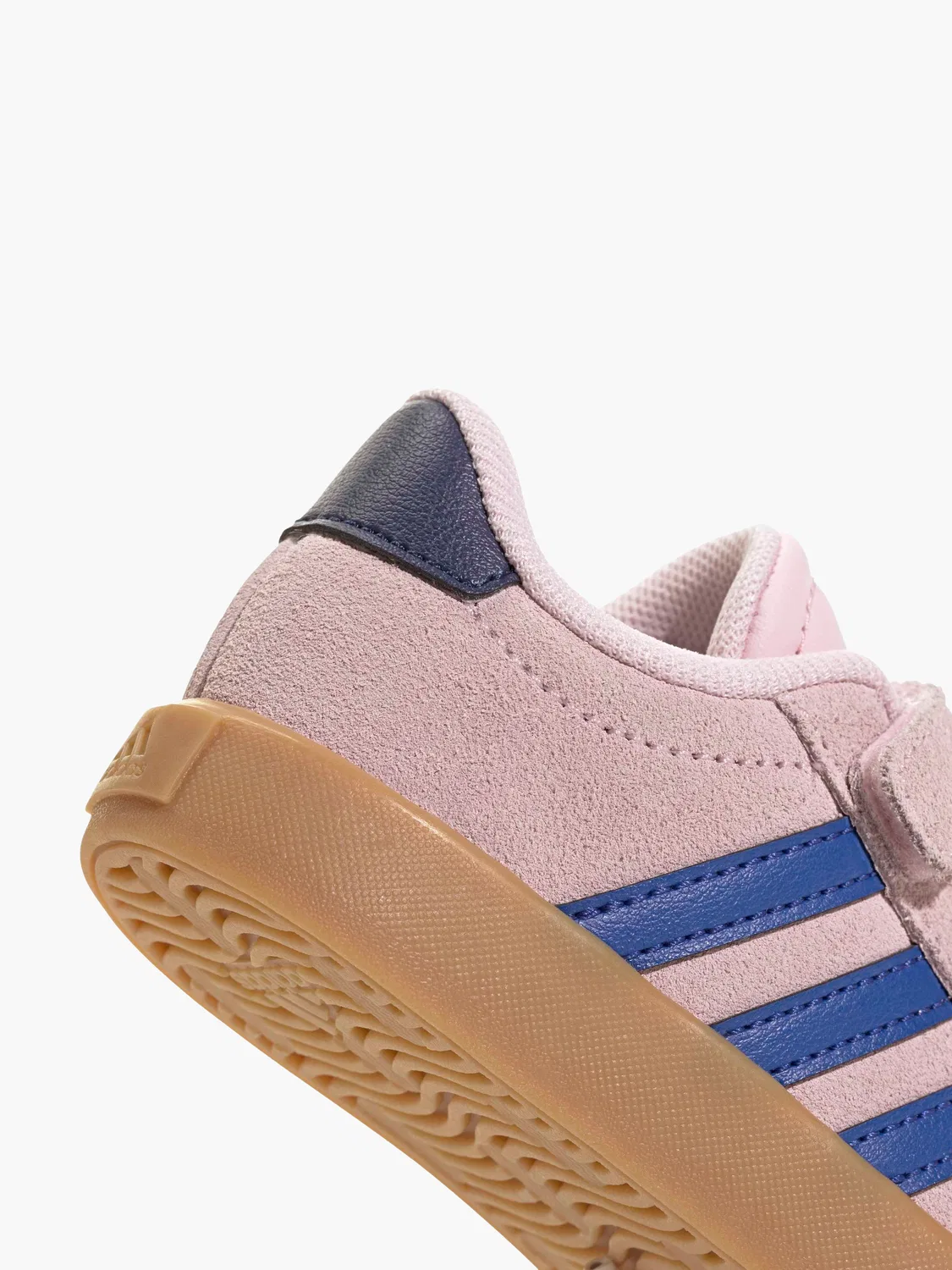 Детские кроссовки на липучке Adidas VL Court 3.0 CF I, цвет Rose Gold — фото 4