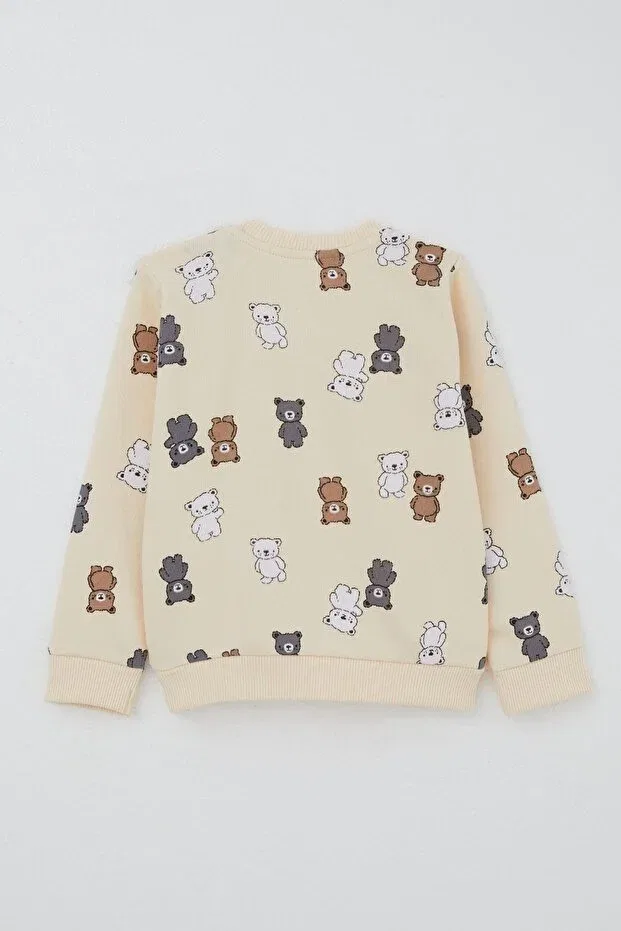 Детский спортивный комплект для мальчиков с принтом Breeze, Nude Color — фото 4