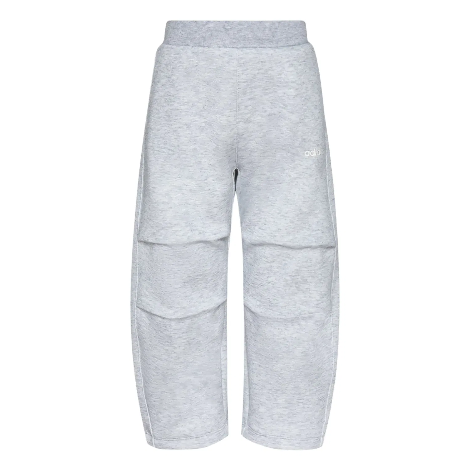 Детские спортивные брюки из трикотажа Light Heather Gray Adidas