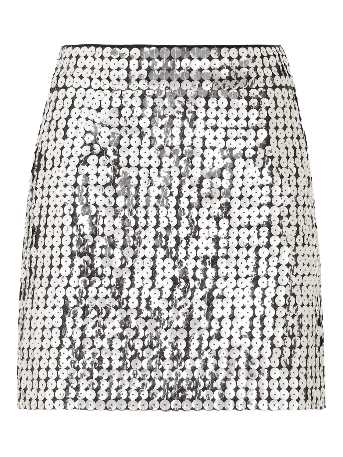 Юбка с пайетками Dolce & Gabbana, серебристый