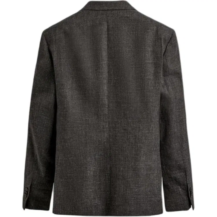 Мужской деловой костюм с лацканами Gray ZARA, Серый — фото 3