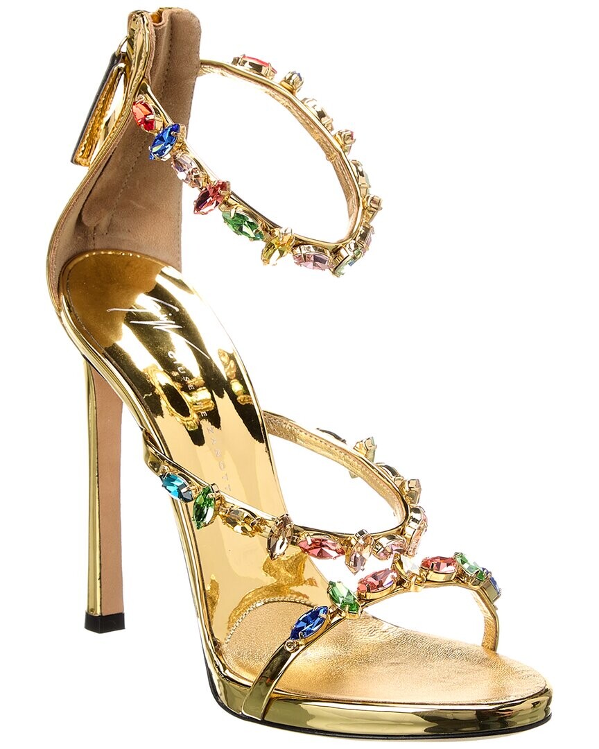 

Виниловые сандалии Giuseppe Zanotti South 115, золото