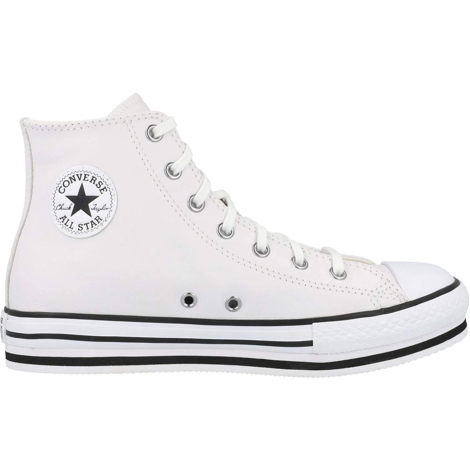 Детские кроссовки для девочек на платформе Chuck Taylor All Star Move Converse, White — фото 3