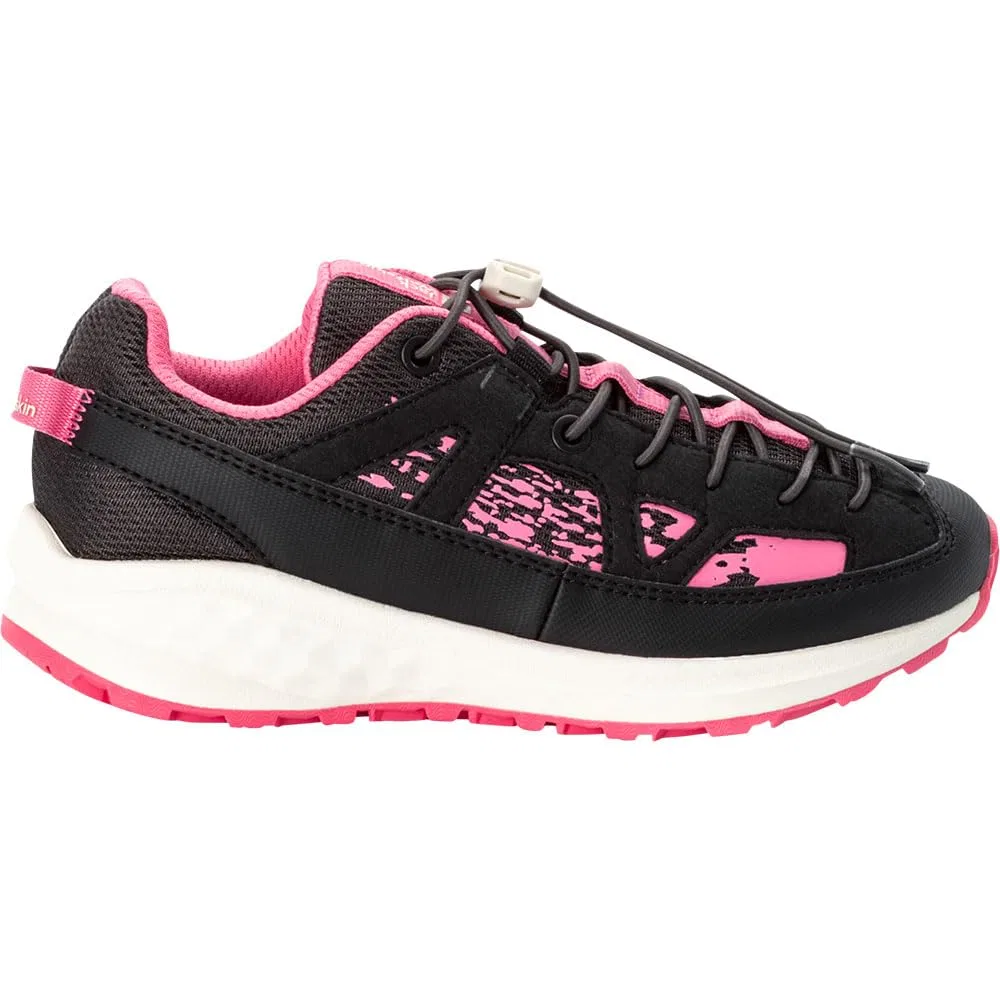 Детские кроссовки для мальчиков низкие Vili Low K Sneaker Jack Wolfskin, Phantom — фото 2