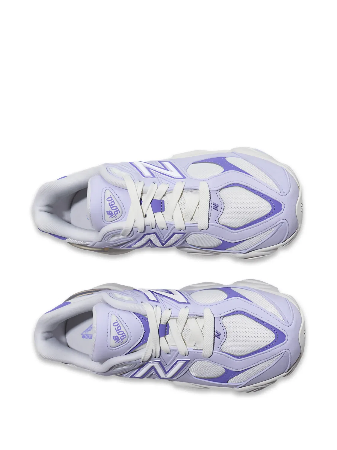 Кроссовки 9060 со вставками New Balance Kids, фиолетовый — фото 2