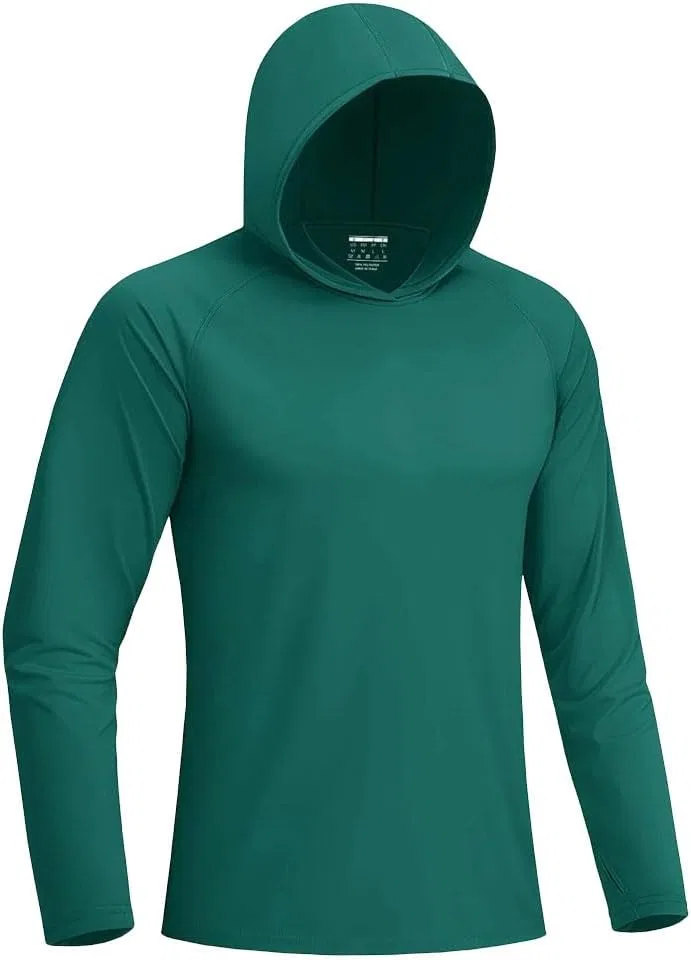 Мужская солнцезащитная футболка с капюшоном Rash Guard, 32