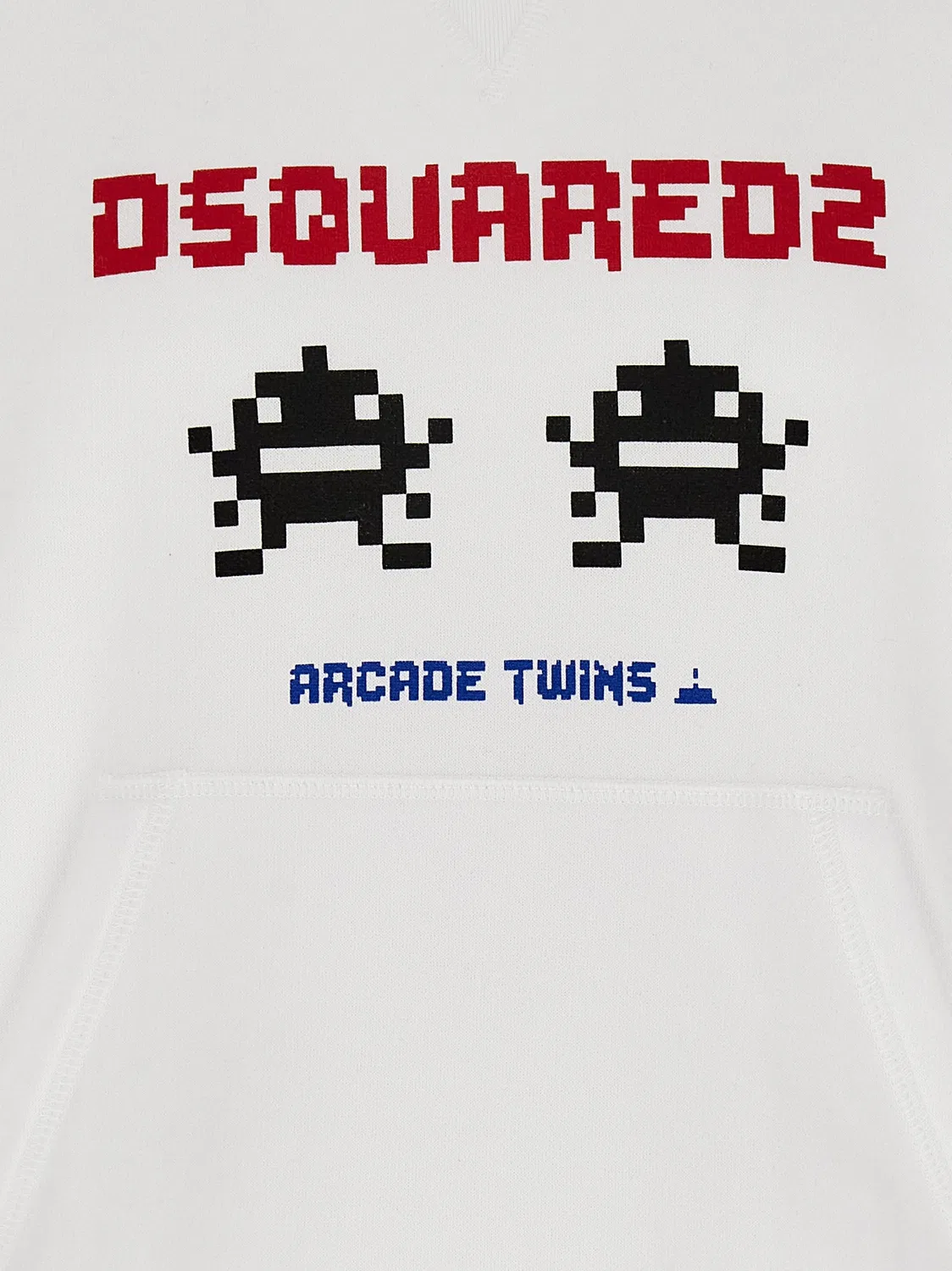 Мужской свитшот с принтом логотипа Cool Fit Dsquared2, White — фото 4