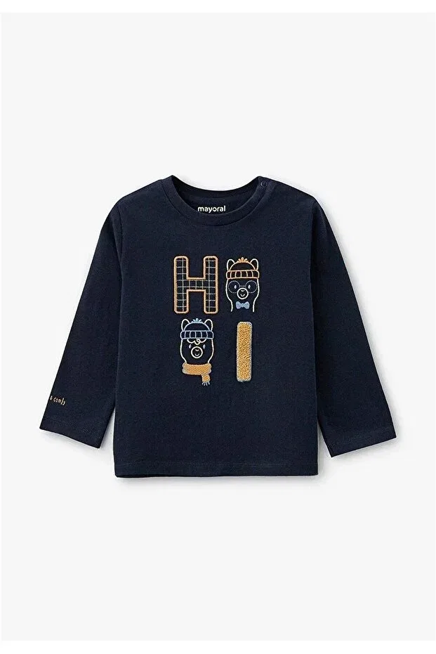 Детская футболка с длинным рукавом для мальчиков Mayoral, Navy Blue