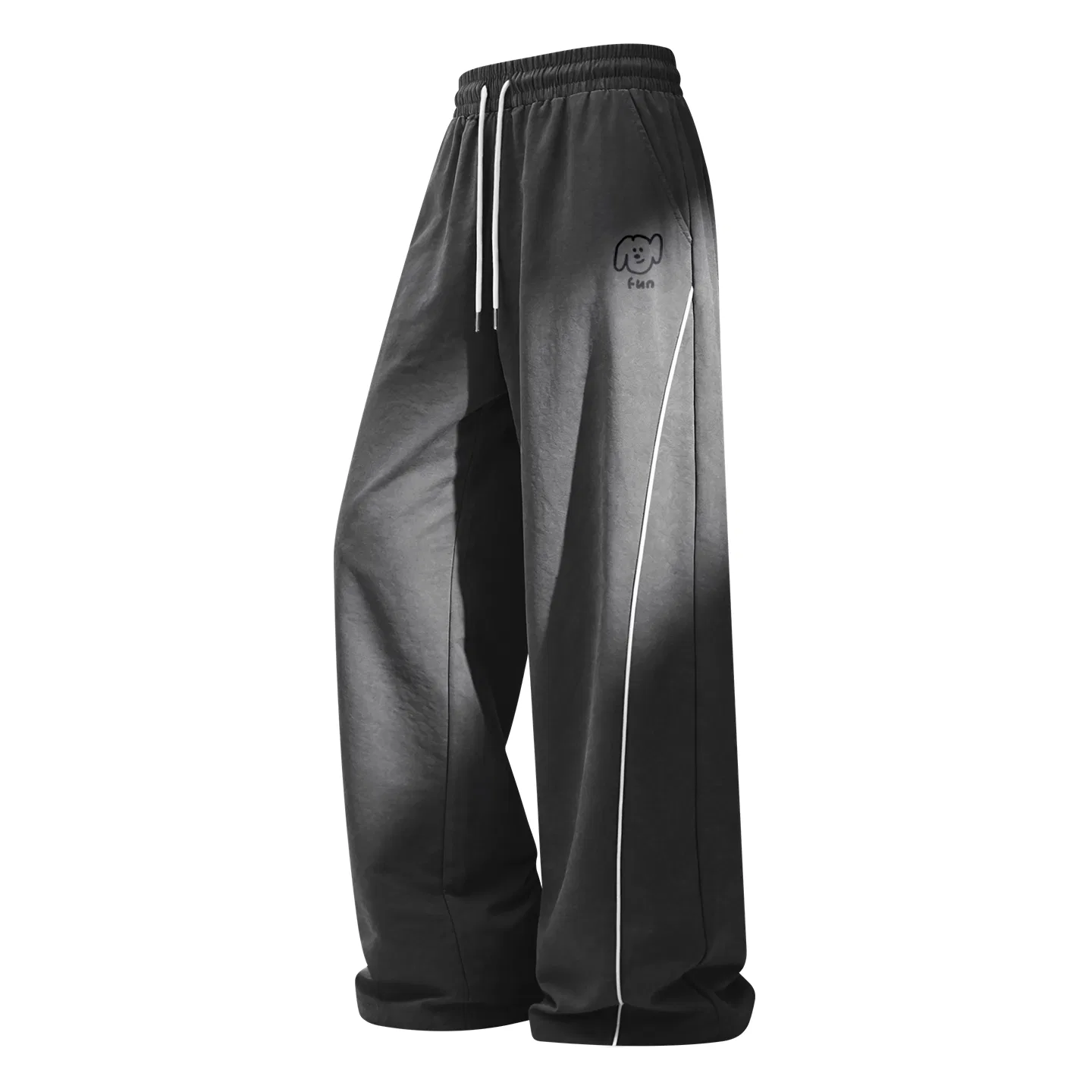 Детские повседневные брюки прямого кроя Height Increasing Long Legs MINISO, Dark Gray