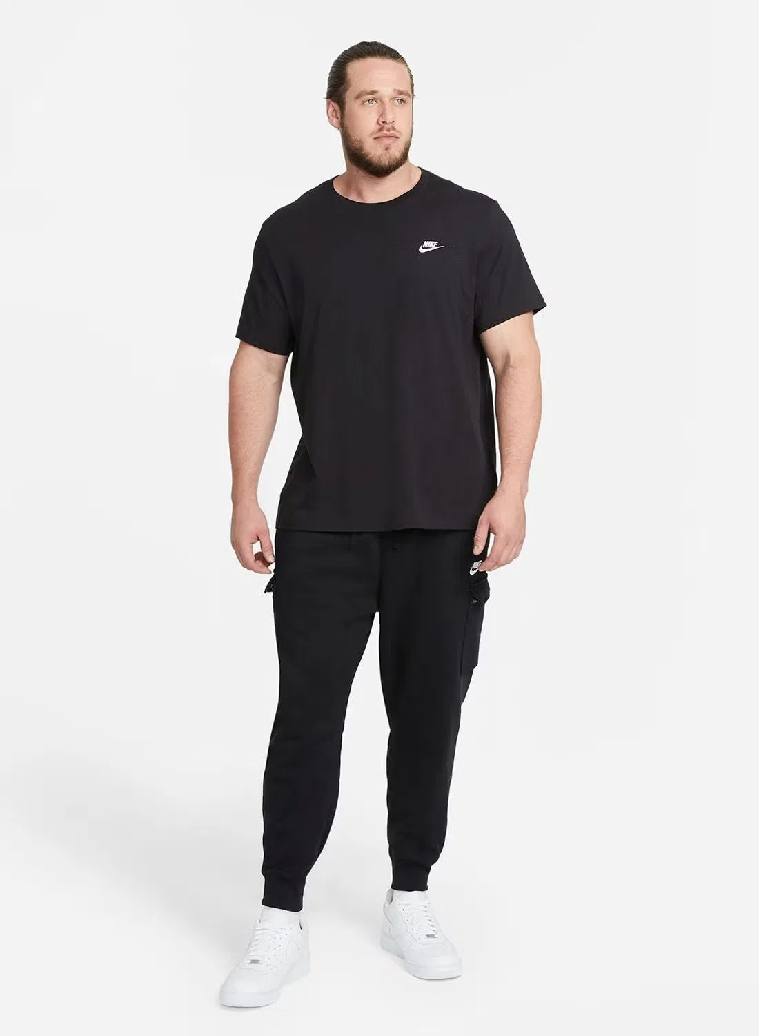 Футболка с принтом Nsw Club Nike, черный — фото 4