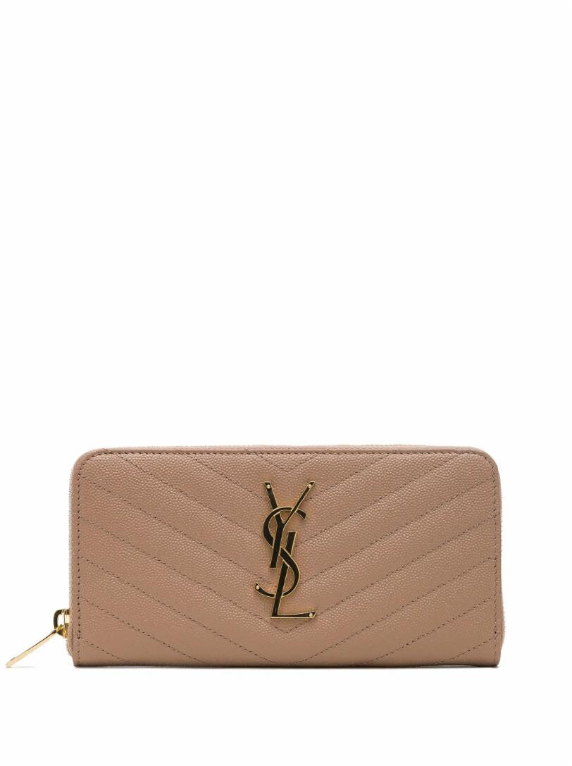 

Кожаное портмоне с логотипом Saint Laurent