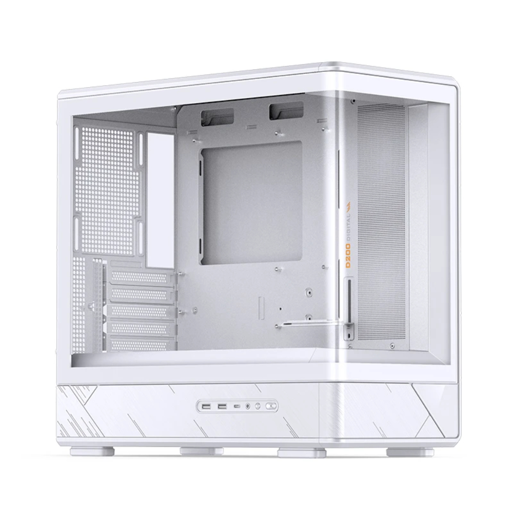 

Корпус JONSBO D200 Digital, Mid Tower, белый