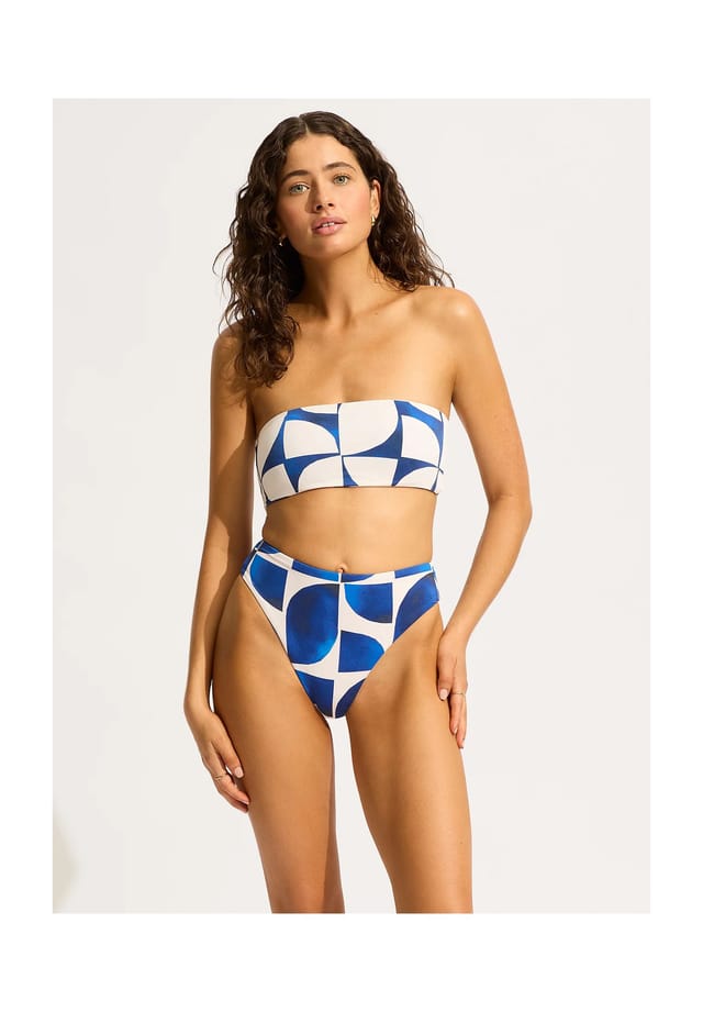 

Sunray бикини бандо двусторонний Seafolly, цвет ultramarine