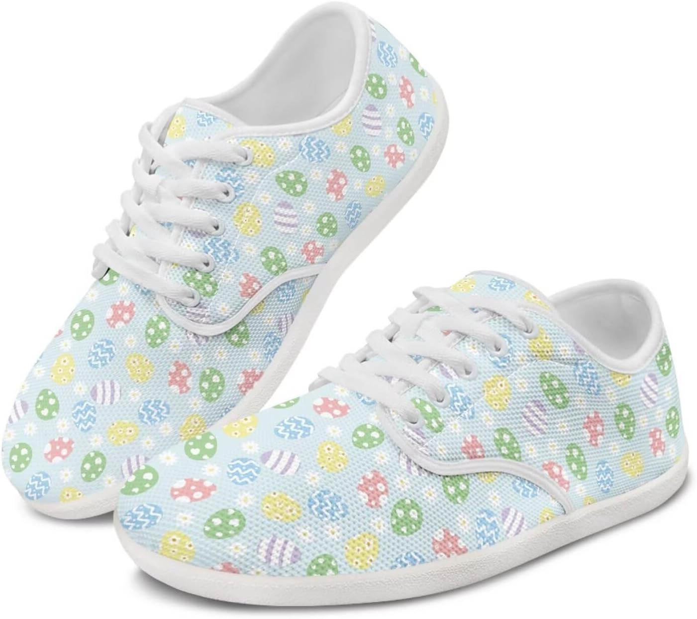 

Женские кроссовки-лоферы с ушками кролика, шнуровка, низкие, для бега, ходьбы и вождения Ecaestolph, красный/синий/зеленый