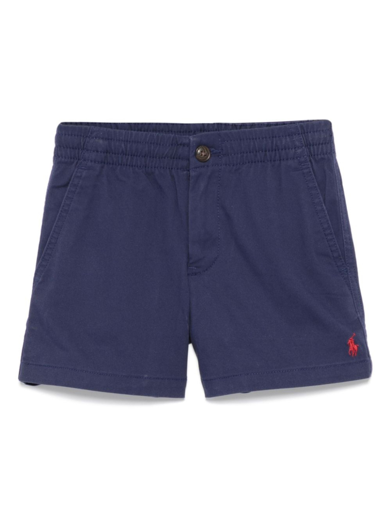 

POLO RALPH LAUREN KIDS шорты с вышивкой Polo Pony, синий