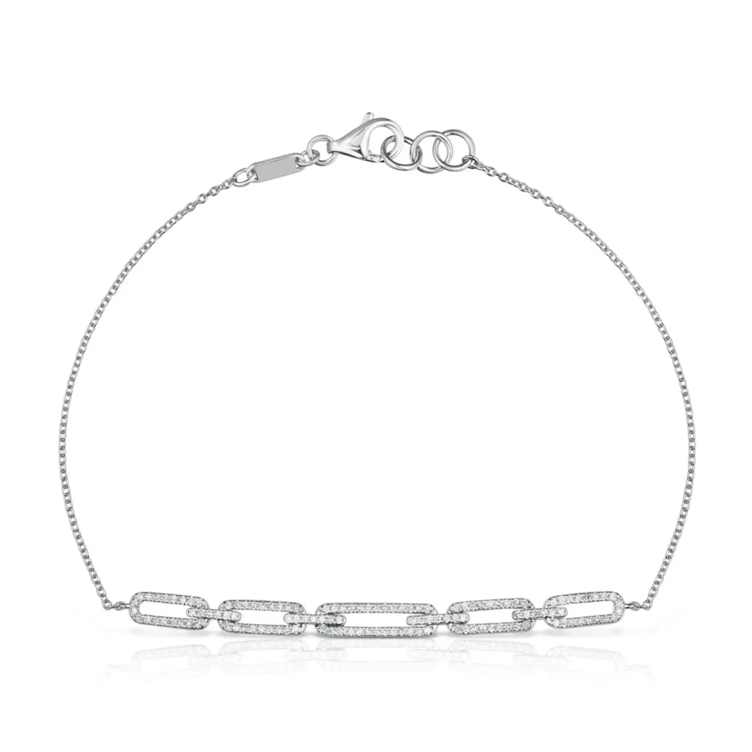 

Браслет Tous Les Classiques Chain Bracelet, белое золото/бриллианты