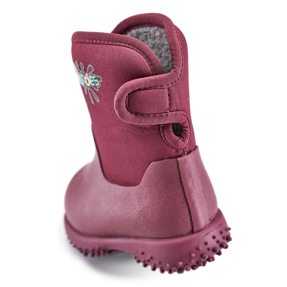 Детские сапоги-веллингтоны с флисовой подкладкой Muddies puddle Grubs Boots, Red — фото 4