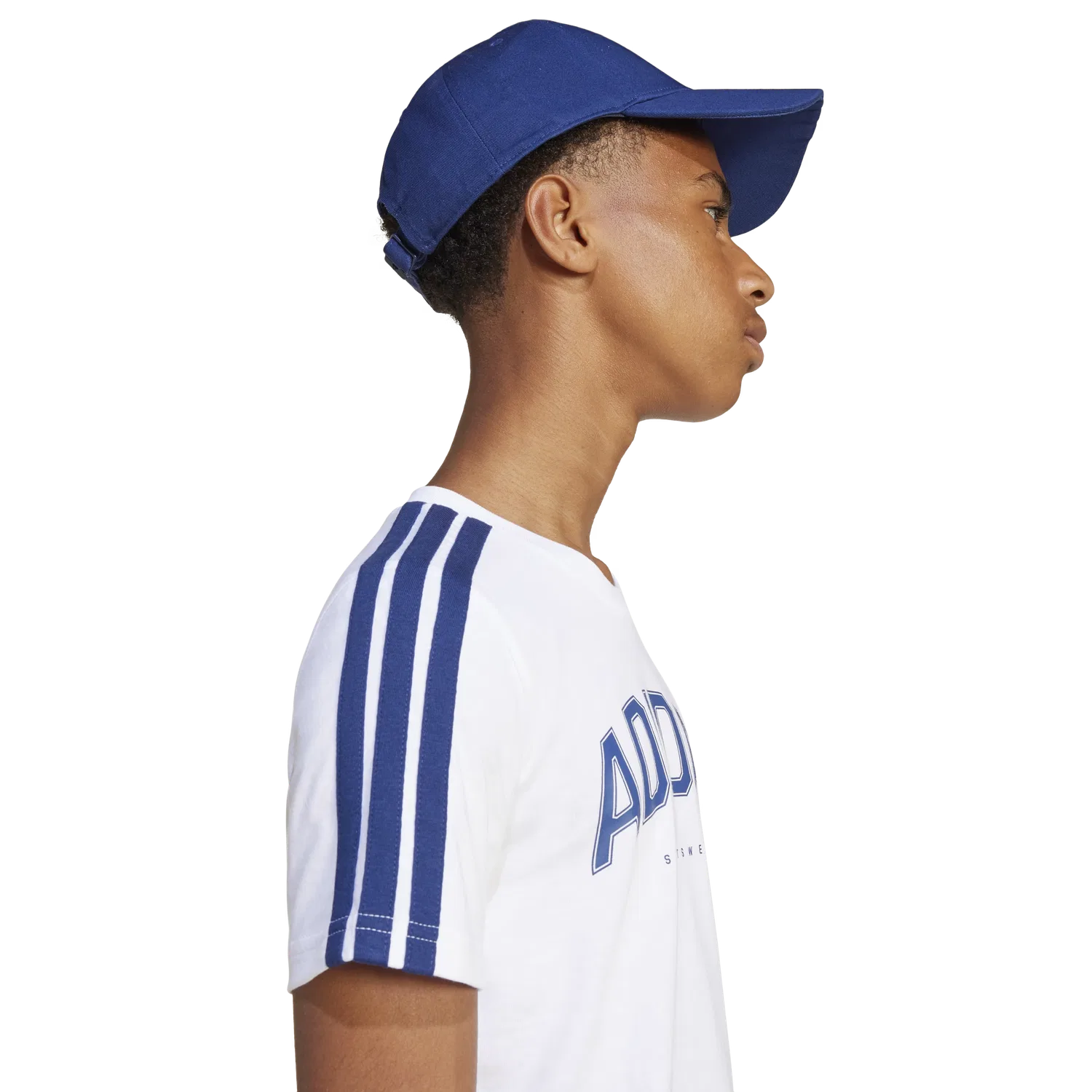 Детская футболка с коротким рукавом Adidas, белый — фото 3