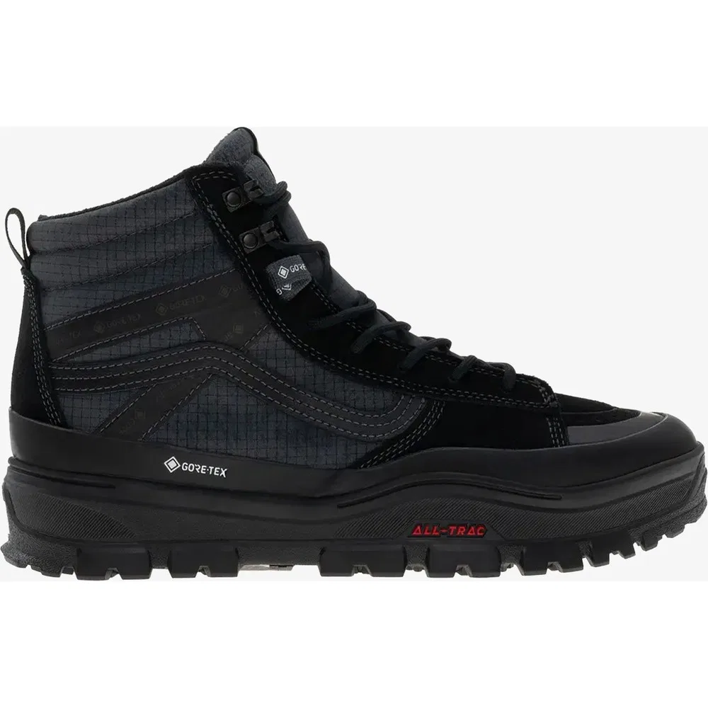 Детские кроссовки утепленные на шнуровке и молнии MTE Sk8-Hi Gore-Tex Insulated, Black Vans