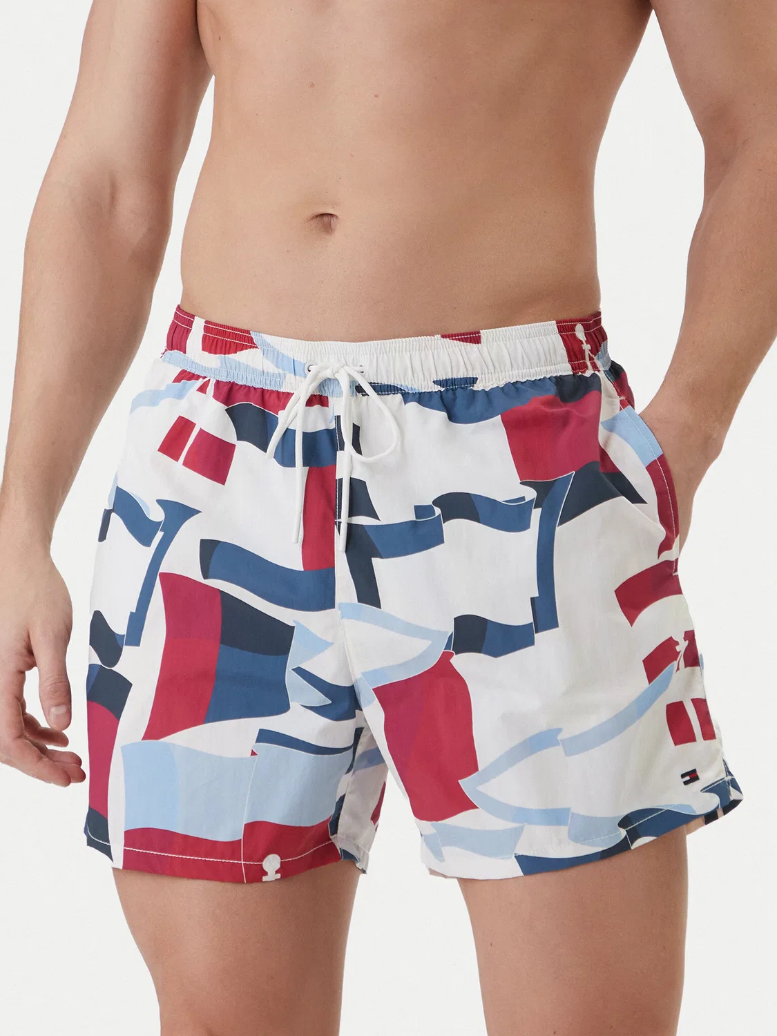 Мужские плавки-шорты стандартного кроя Tommy Hilfiger, разноцветный