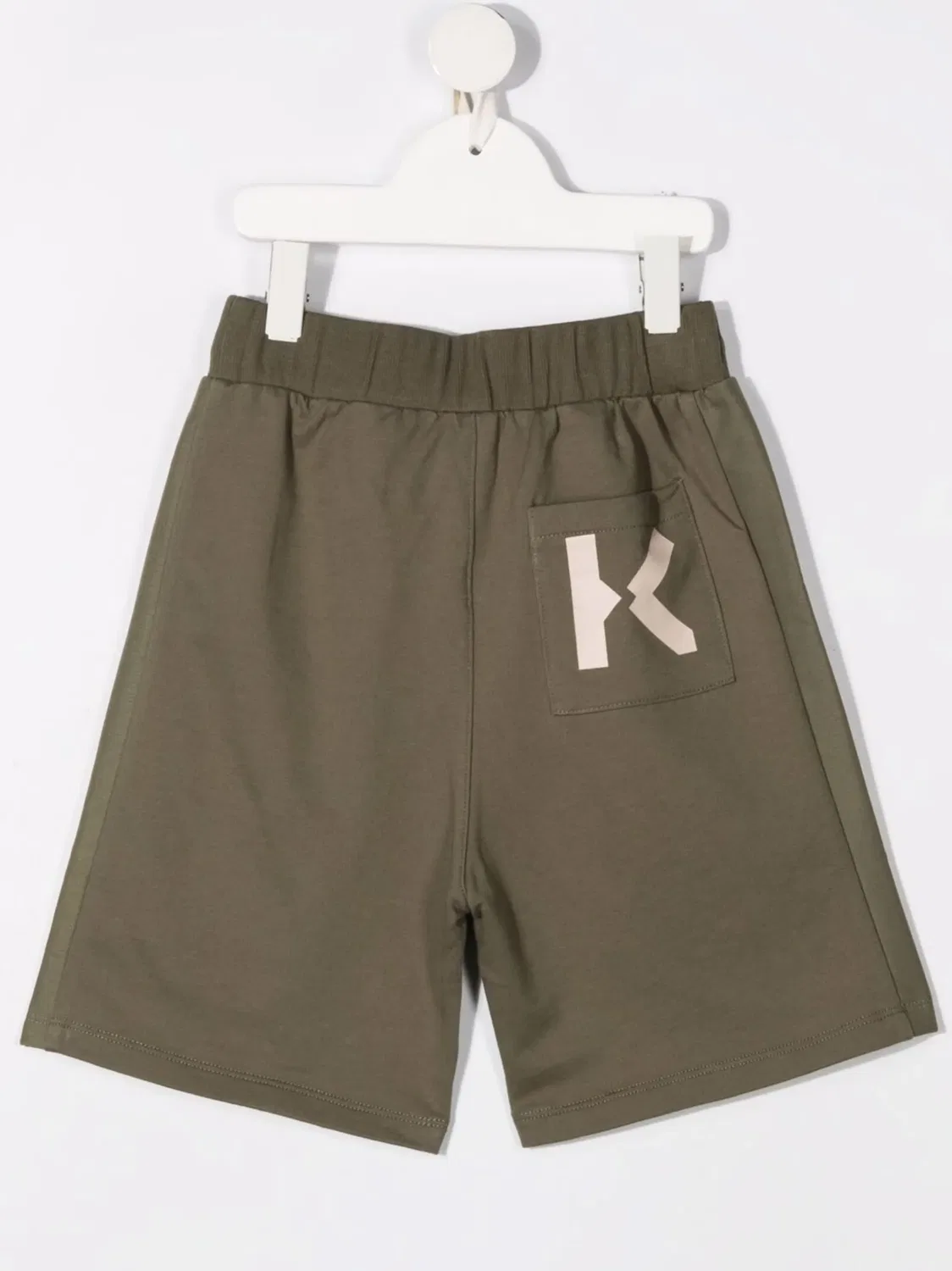 Спортивные шорты с логотипом Kenzo Kids, зеленый — фото 2