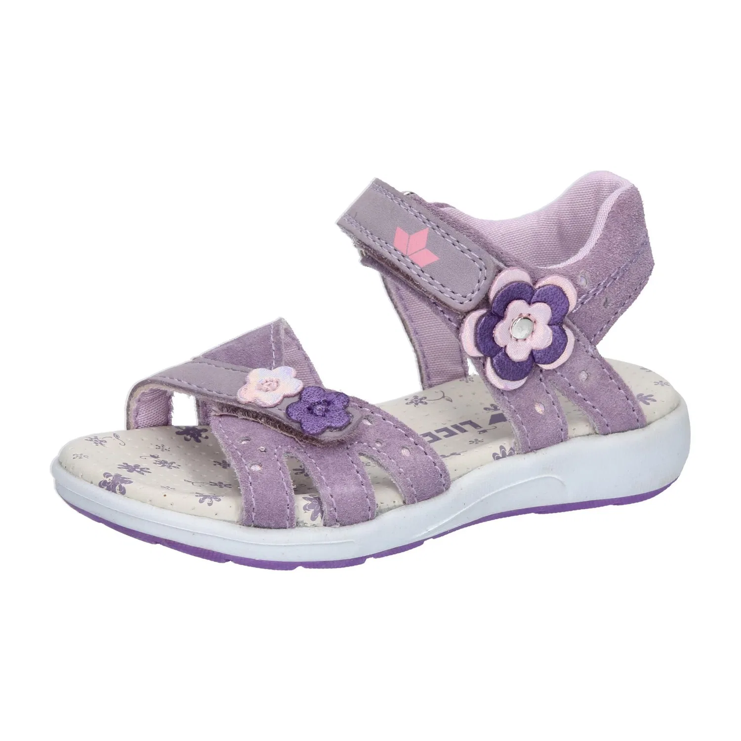 Детские сандалии с двумя липучками Lico, Lilac