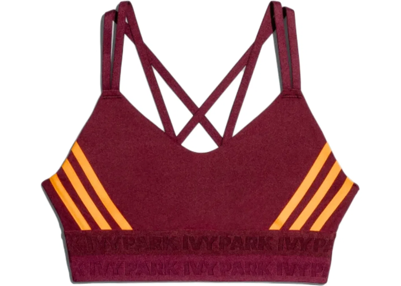 Женский спортивный бюстгальтер с вырезами Ivy Park Maroon/Amazon Red/Solar Orange Adidas
