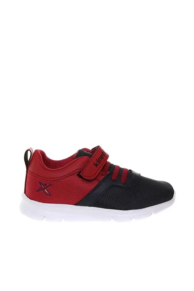 Детские кроссовки для мальчиков с коротким каблуком Kinetix, Navy Blue Red