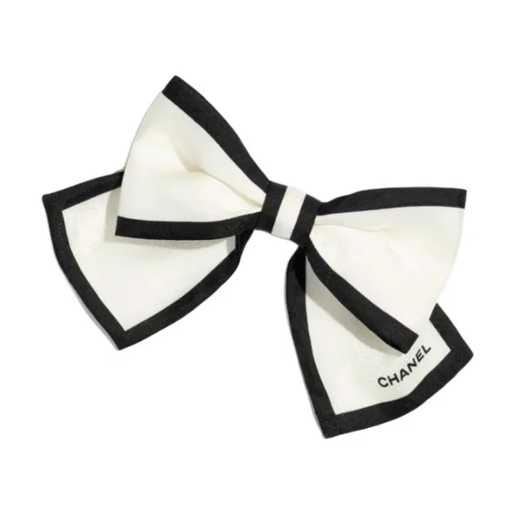Женские заколки для волос CHANEL, Ivory/Black