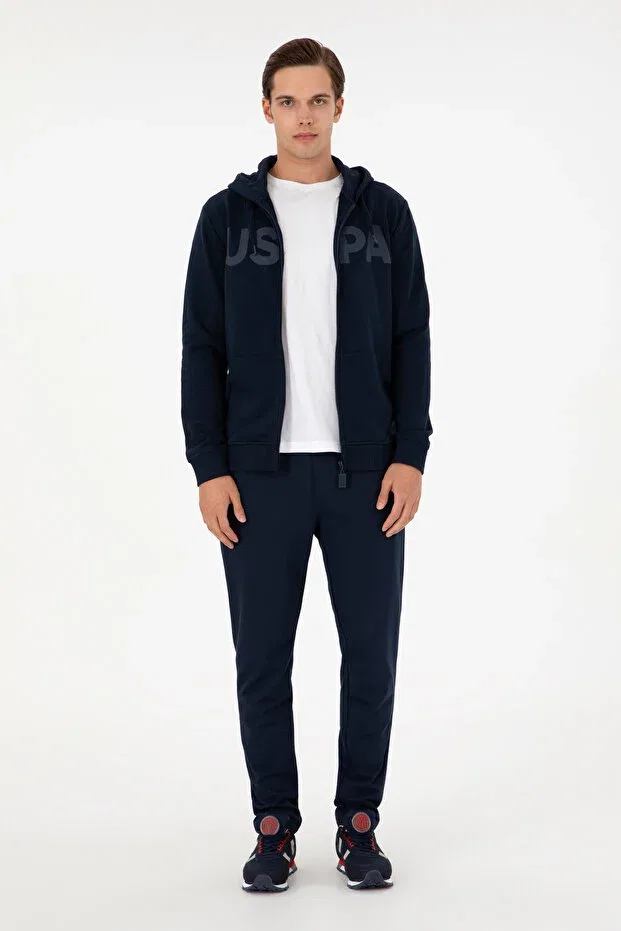 Мужские спортивные брюки с принтом U.S. Polo Assn., Navy Blue — фото 3