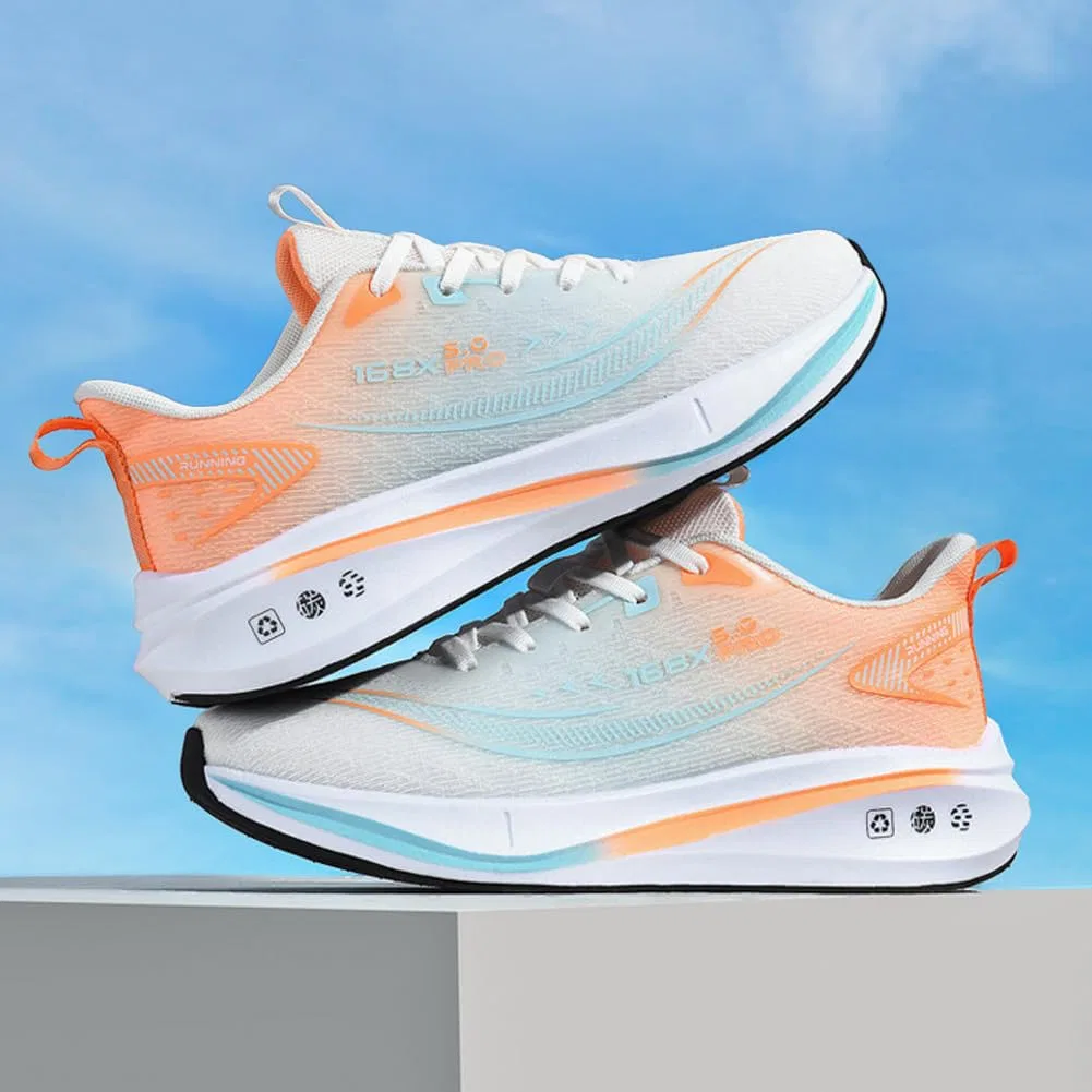 Детские легкие кроссовки с дышащим верхом Sneaker, Blueorange — фото 4