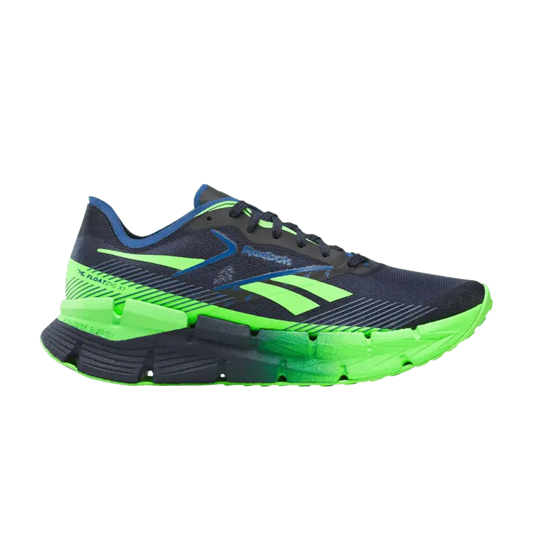 

Кроссовки Reebok FloatZig X1 Twilight Blue Solar Lime, синий