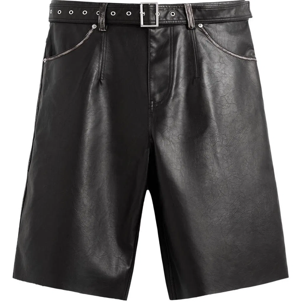Мужские шорты повседневные Black/Brown ZARA