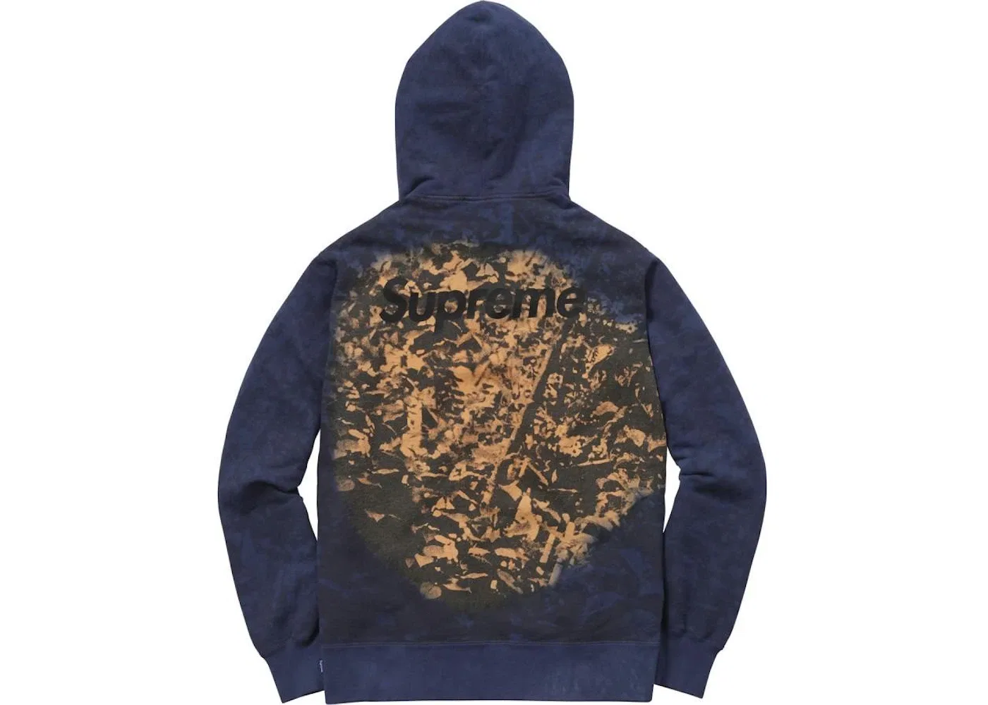 Мужская худи Supreme Burroughs, Navy — фото 2